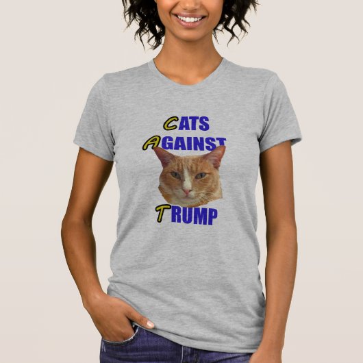 C.A.T. Katten tegen Trump T-shirt (Voorkant)