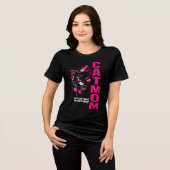 C.A.T.M.O.M Schattige Kat Moeder T-shirt (Voorkant volledig)