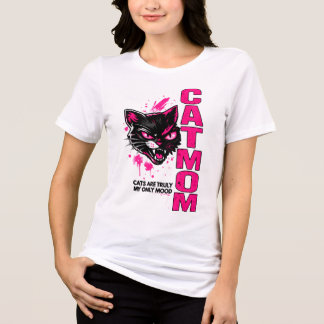 C.A.T.M.O.M Schattige Kattenmoeder T-shirt