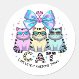 C.A.T. Volledig Geweldige ding Ronde Sticker