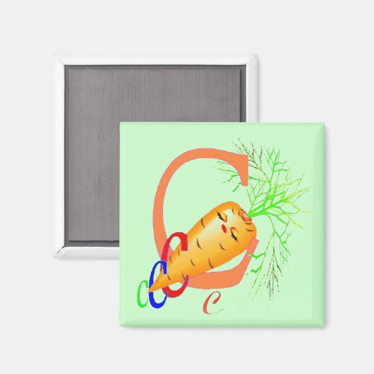 C - Alfabet magneet (Voorkant / Achterkant)