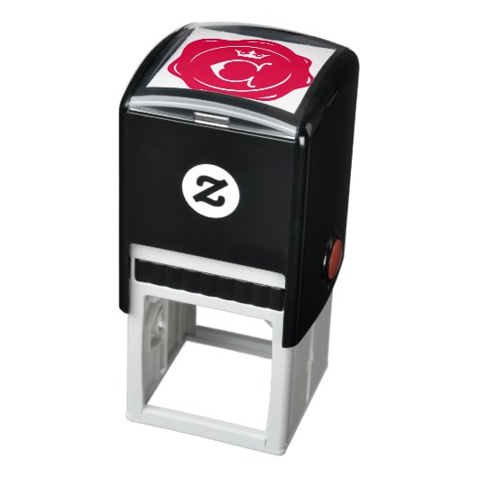 C - Antiek Wax Seal Gotische Kroon Initiaal Letter Zelfinktende Stempel (Product)