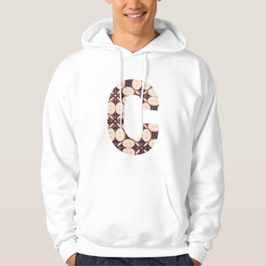 C - Batikpatroon Hoodie (Voorkant)