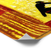 C BECHSTEIN 1920 Duitse PIANO Fabrikant Poster (Hoek)