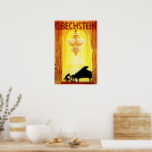 C BECHSTEIN 1920 Duitse PIANO Fabrikant Poster (Keuken)