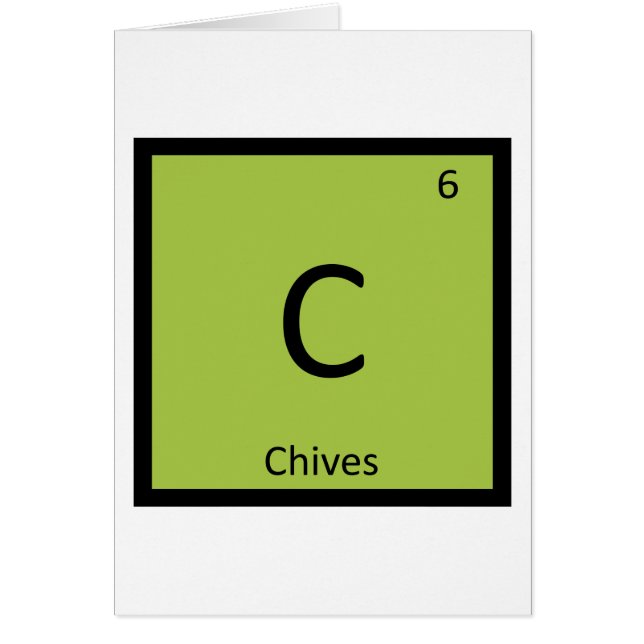 C - Bies zure room Chemie Periodiek Systeem (Voorkant)