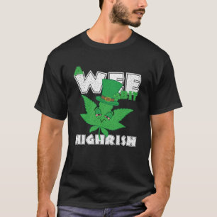 C blad Onkruid Weinig Te Irlands St Patricks Dag T-shirt