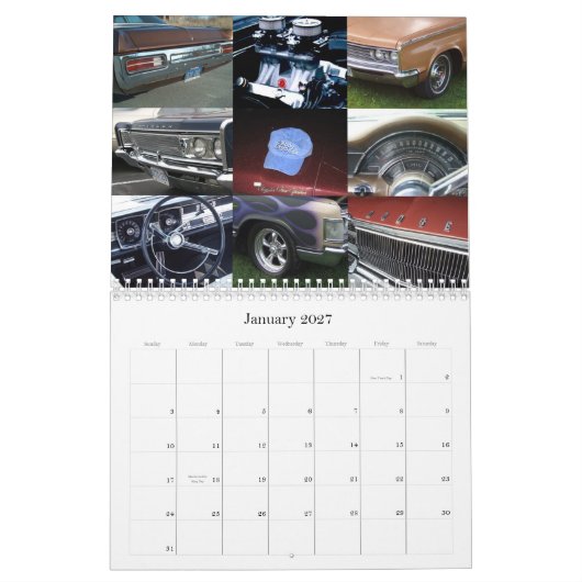 C-Body Mopar Calendar 2013 Kalender (Jan 2027)