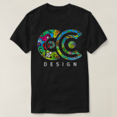 C C Ontwerpmerk Zip T-shirt (Design voorkant)
