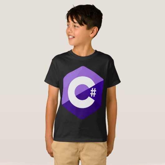 C# (C Sharp) voor technici T-shirt (Voorkant volledig)