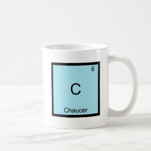 C - Chaucer Grappige Chemie Element Symbool T-Shir Koffiemok