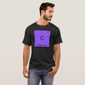 C - Chauvinist Funny Chemistry Element Symbol T-sh T-shirt (Voorkant volledig)
