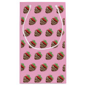 C chocolade bedekte aardbeien cadeautas (Achterkant)