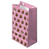 C chocolade bedekte aardbeien cadeautas (Voorkant Gekanteld)