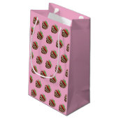C chocolade bedekte aardbeien cadeautas (Achterkant Gekanteld)