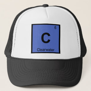 C - Clearwater Florida Scheikunde Periodiek Systee Trucker Pet