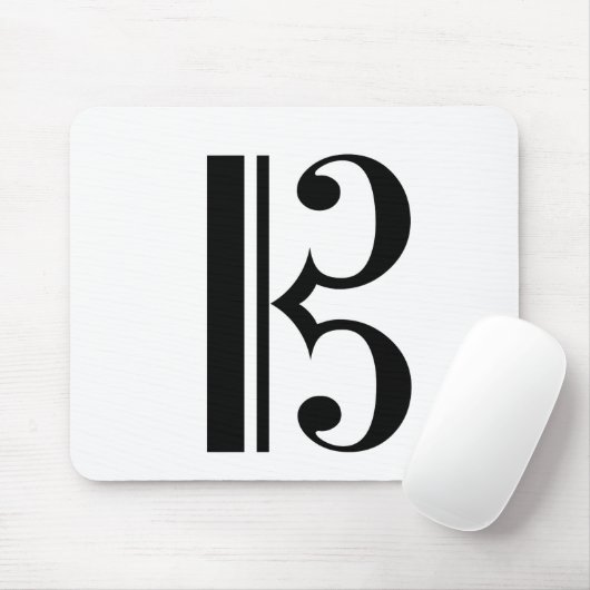 C-Clef Alto Clef Tenor Clef Viola Music Muismat (Met muis)