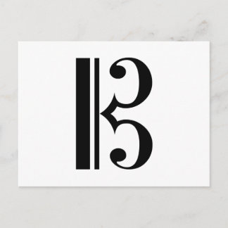 C-Clef Briefkaart