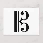 C-Clef Briefkaart (Voorkant)
