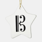 C-Clef Keramisch Ornament (Links)