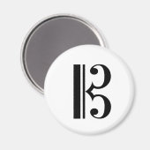 C-Clef magneet (Voorkant / Achterkant)