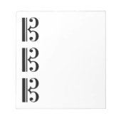 C-Clef Notitieblok (Voorkant)