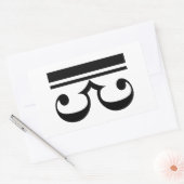 C-Clef Rechthoekige Sticker (Envelop)