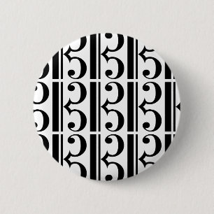 C-Clef Ronde Button 5,7 Cm