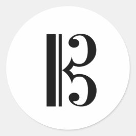 C-Clef Sticker