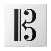 C-Clef Tegeltje (Voorkant)
