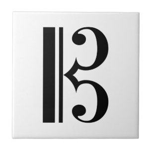 C-Clef Tegeltje