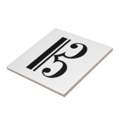 C-Clef Tegeltje (Zijkant)