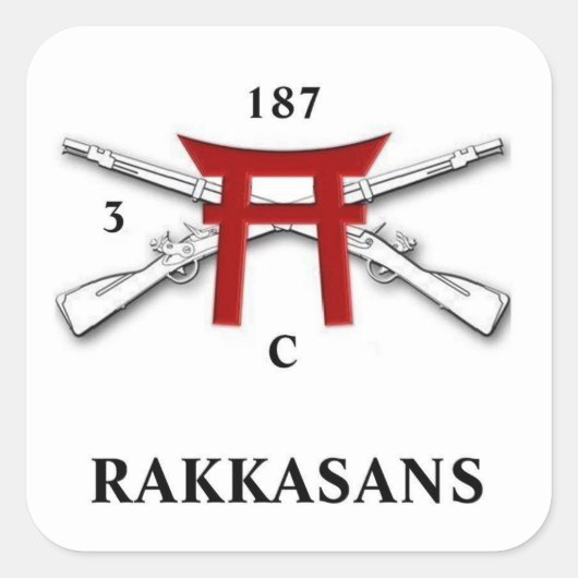 C CO 3D BN 187E INFANTERIE Stickers (Voorkant)