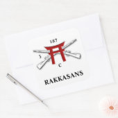 C CO 3D BN 187E INFANTERIE Stickers (Envelop)