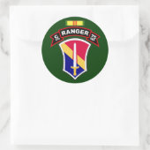 C Co, 75th Infantry Regiment - Rangers, Vietnam Ronde Sticker (Tas)