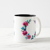 C Coffee Mok – Floral Design voor Gifting (Voorkant rechts)
