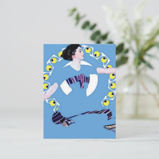 C Coles Phillips "A Troublesome Speelgoed" Fadeawa Briefkaart (Staand voorkant)