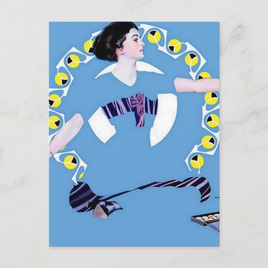C Coles Phillips "A Troublesome Speelgoed" Fadeawa Briefkaart (Voorkant)