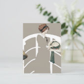 C Coles Phillips "At the Pet Shop" Briefkaart (Staand voorkant)