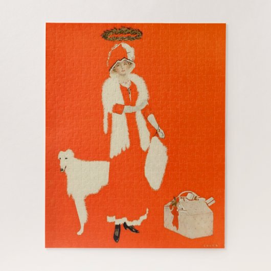 C Coles Phillips "Cadeau Day Saint" Fadeaway Girl Legpuzzel (Verticaal)