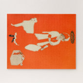 C Coles Phillips "Cadeau Day Saint" Fadeaway Girl Legpuzzel (Horizontaal)