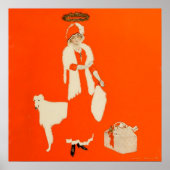 C Coles Phillips "Cadeau Day Saint" Fadeaway Girl Poster (Voorkant)