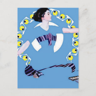 C Coles Phillips “Een lastig speeltje” Fadeaway Gi Briefkaart