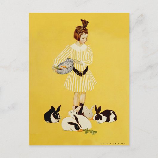 C Coles Phillips "Een vriend van de familie" Briefkaart (Voorkant)