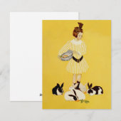 C Coles Phillips  “Een vriend van de familie" Feestdagenkaart (Voorkant / Achterkant)