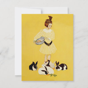 C Coles Phillips  “Een vriend van de familie" Feestdagenkaart