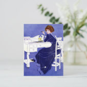 C Coles Phillips "Fadeaway Girl" Briefkaart (Staand voorkant)