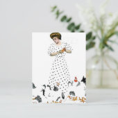 C Coles Phillips "Fadeaway Girl" "Country Life" Briefkaart (Staand voorkant)