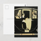 C Coles Phillips “Flanders Koloniale Elektrische” Briefkaart (Voorkant / Achterkant)