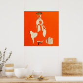 C Coles Phillips “Hedendaagse Heilige” Fadeaway Gi Poster (Keuken)